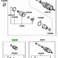 Деталь toyota 0443860030