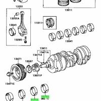 Деталь toyota 110712001005