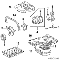 Деталь toyota 1131950030