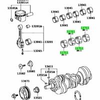 Деталь toyota 117013106005