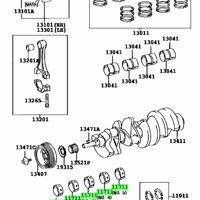 Деталь toyota 117015003007