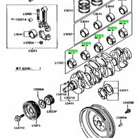 Деталь toyota 117016201003