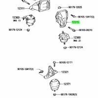 Деталь toyota 1231546120