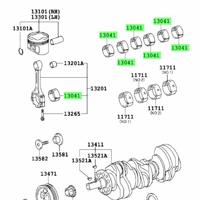 Деталь toyota 130413105103