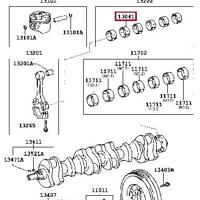 Деталь toyota 130414601004