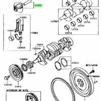 Деталь toyota 131011109003