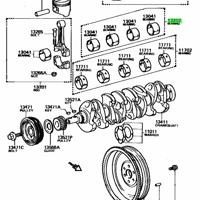 Деталь toyota 1320464031