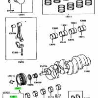 Деталь toyota 1340750030