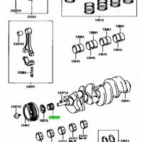 Деталь toyota 1352150020