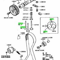 Деталь toyota 1371116040