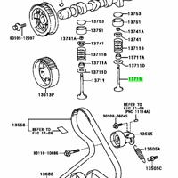 Деталь toyota 1371516040