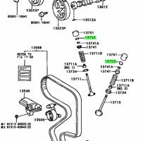 Деталь toyota 1375388503