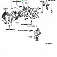 Деталь toyota 1611049095