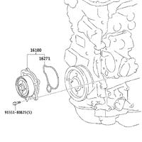 Деталь toyota 1627136040