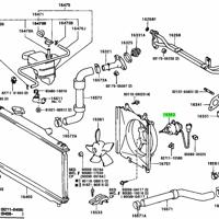 Деталь toyota 1636303040