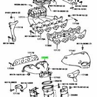 Деталь toyota 1714115140