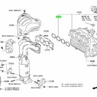 Деталь toyota 1717136020