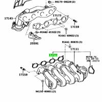 Деталь toyota 1717721020