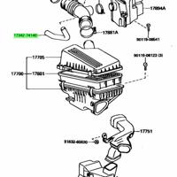 Деталь toyota 1734274140