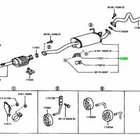 Деталь toyota 1742062270