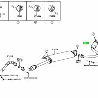 Деталь toyota 1743037372