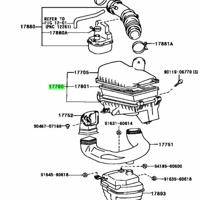 Деталь toyota 1770015340