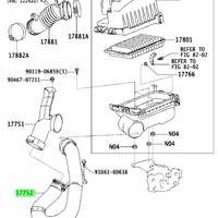 Деталь toyota 1775221060