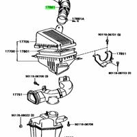 Деталь toyota 1788174570