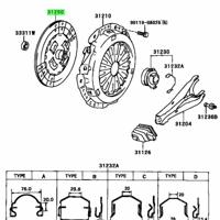 Деталь toyota 3125034010