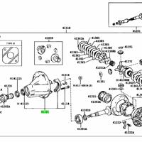 Деталь toyota 4110135171