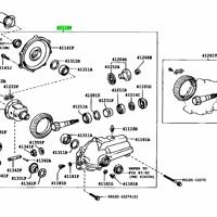 Деталь toyota 4111022790