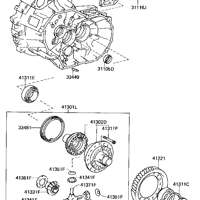 Деталь toyota 4130217013