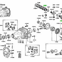 Деталь toyota 4136135020