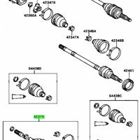 Деталь toyota 4237029076