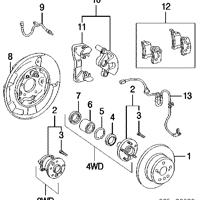 Деталь toyota 4243148020