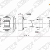 Деталь toyota 4303028031