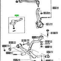 Деталь toyota 4333039395