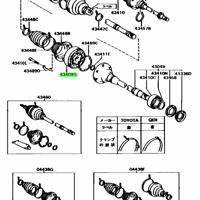 Деталь toyota 4340906010