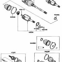 Деталь toyota 4341020540