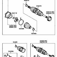 Деталь toyota 4343026040