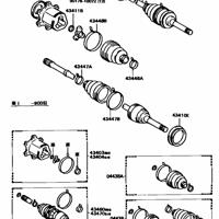 Деталь toyota 4343028011