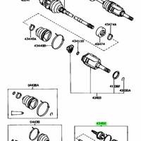 Деталь toyota 4346019446