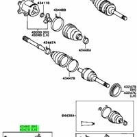 Деталь toyota 4346029205