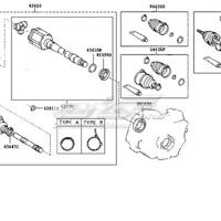 Деталь toyota 4346049075