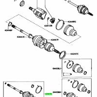 Деталь toyota 4347019655