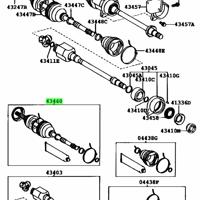 Деталь toyota 4347019658