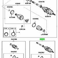 Деталь toyota 4347029635