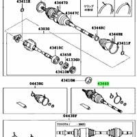 Деталь toyota 4347039196