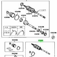 Деталь toyota 4347039366