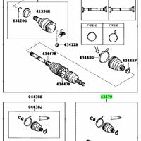 Деталь toyota 4347080095